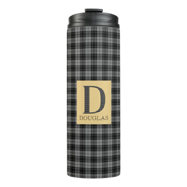 Bouteilles Isothermes Douglas Tartan Monogramme D  (Devant)