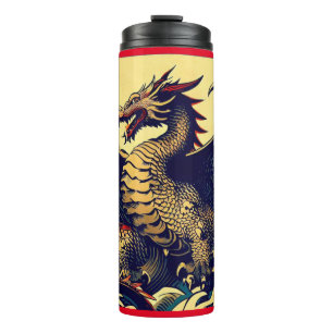Bouteilles Isothermes Dragon européen Imaginaire - Bois coupé 1