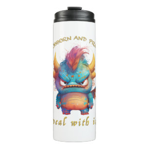 Bouteilles Isothermes Dragon Stubborn Deal Avec Il Mignonne Adorable Drô