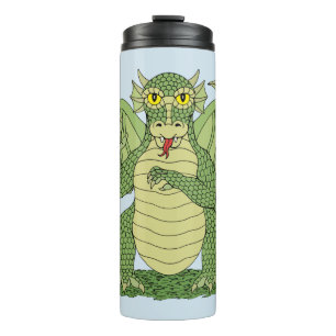Bouteilles Isothermes Dragon vert mignon