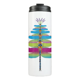 Bouteilles Isothermes Dragonfly Christmas Tree Drôle Insectes Lover Xmas