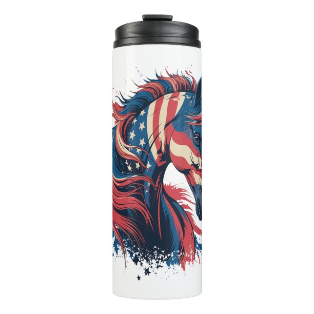 Bouteilles Isothermes Drapeau américain (Devant)