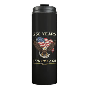 Bouteilles Isothermes Drapeau américain aigle 250 ans 1776 2026