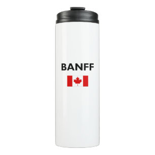 Bouteilles Isothermes Drapeau canadien de Banff Couleur claire