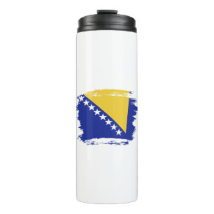Bouteilles Isothermes drapeau de Bosnie-Herzégovine