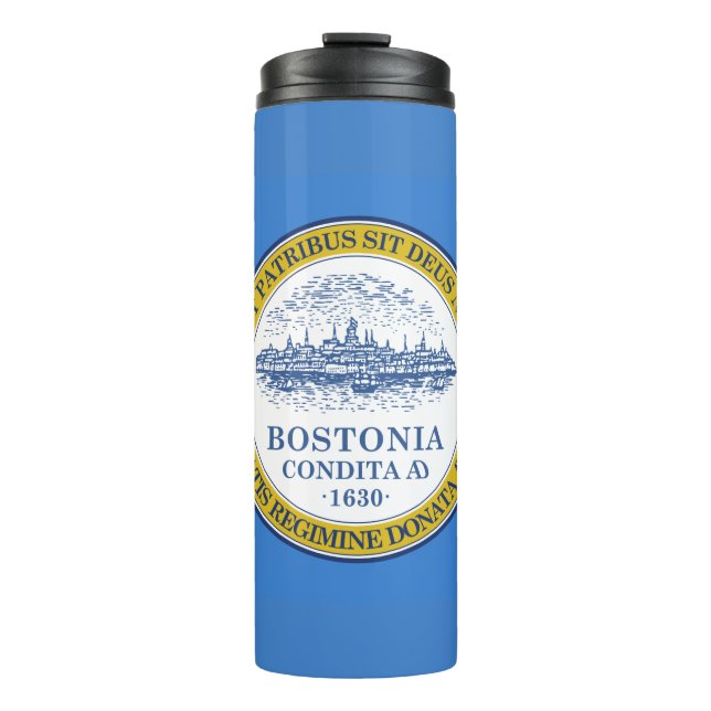 Bouteilles Isothermes Drapeau de Boston, Massachusetts Thermal Tumbler (Devant)