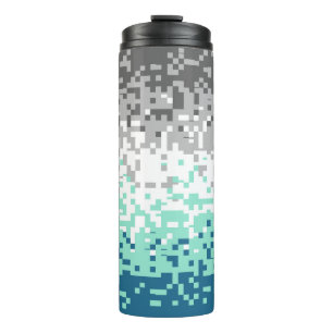 Bouteilles Isothermes Drapeau de fierté abstrait pixelisé tripant Frayro