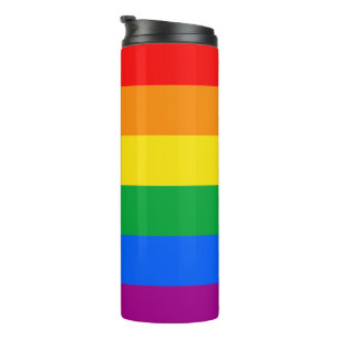 Bouteilles Isothermes Drapeau de fierté arc-en-ciel LGBTQ+