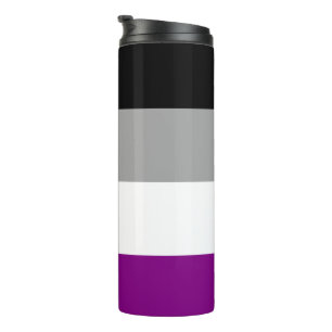 Bouteilles Isothermes Drapeau de fierté asexué