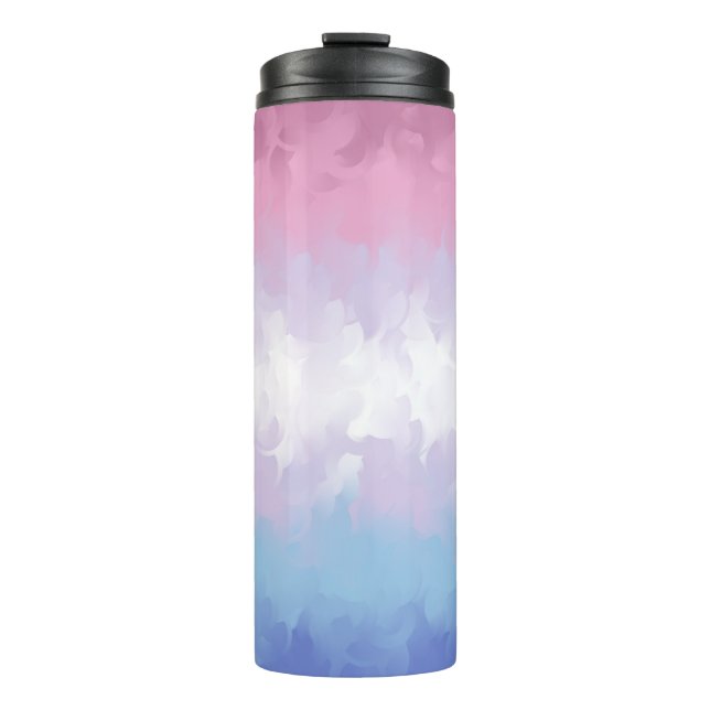 Bouteilles Isothermes Drapeau de fierté bigender abstrait (Devant)