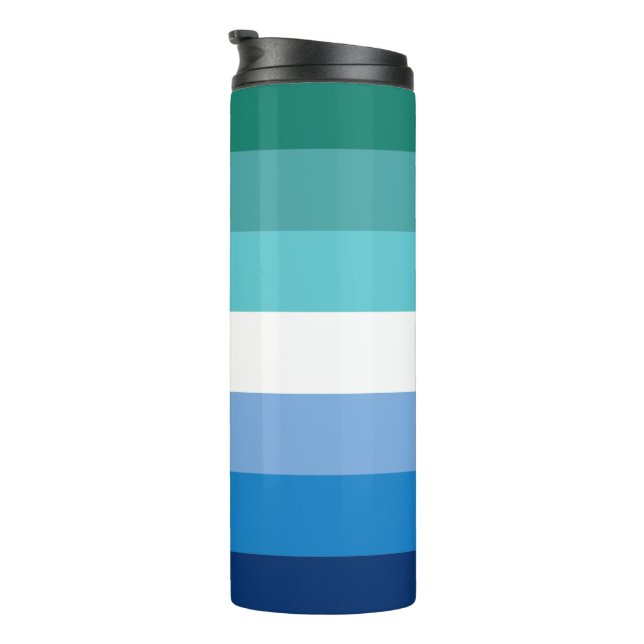 Bouteilles Isothermes Drapeau de fierté gay masculin (Tourné sur la droite)