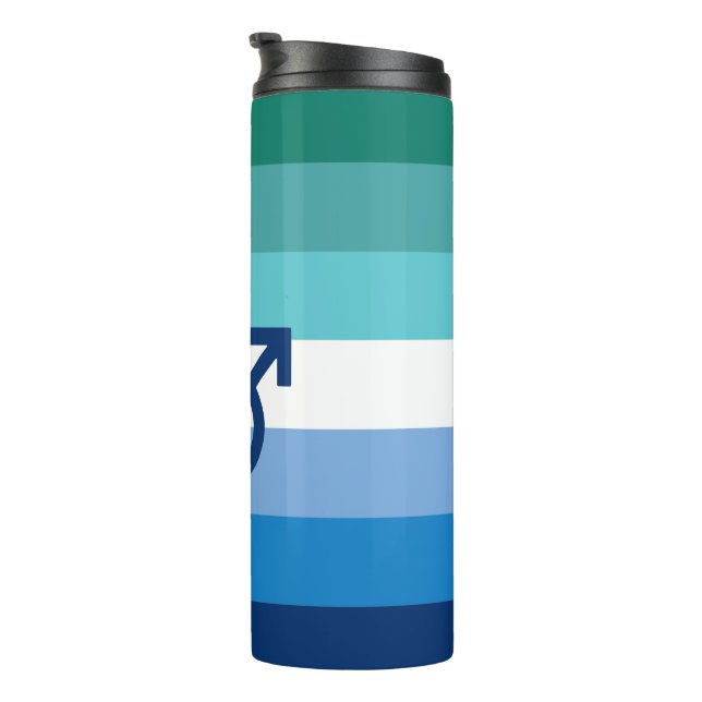 Bouteilles Isothermes Drapeau de fierté gay MLM (Tourné sur la droite)