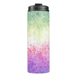 Bouteilles Isothermes Drapeau de Fierté Genderdoe Abstrait Boho Trippy