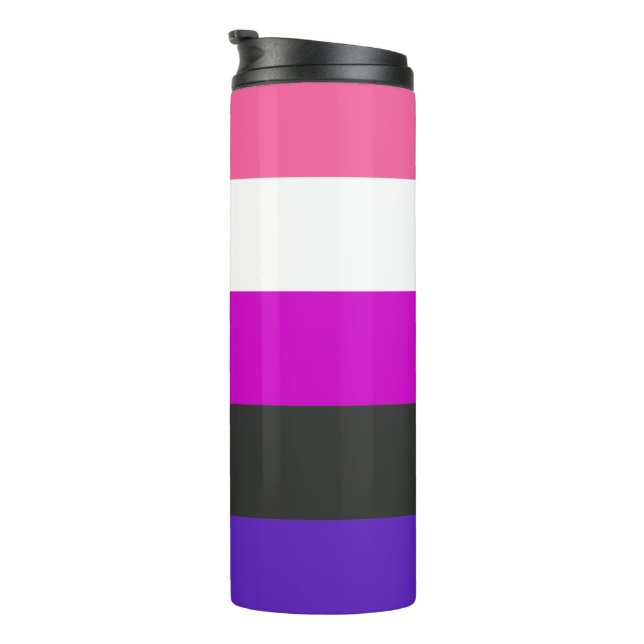 Bouteilles Isothermes Drapeau de fierté genderfluid (Tourné sur la droite)