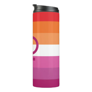 Bouteilles Isothermes Drapeau de fierté lesbienne WLW