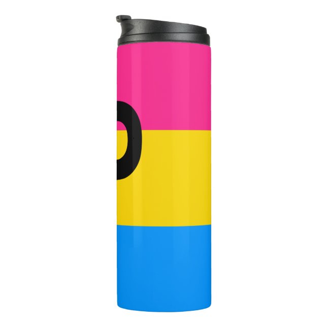 Bouteilles Isothermes Drapeau de fierté pansexuelle (Tourné sur la droite)