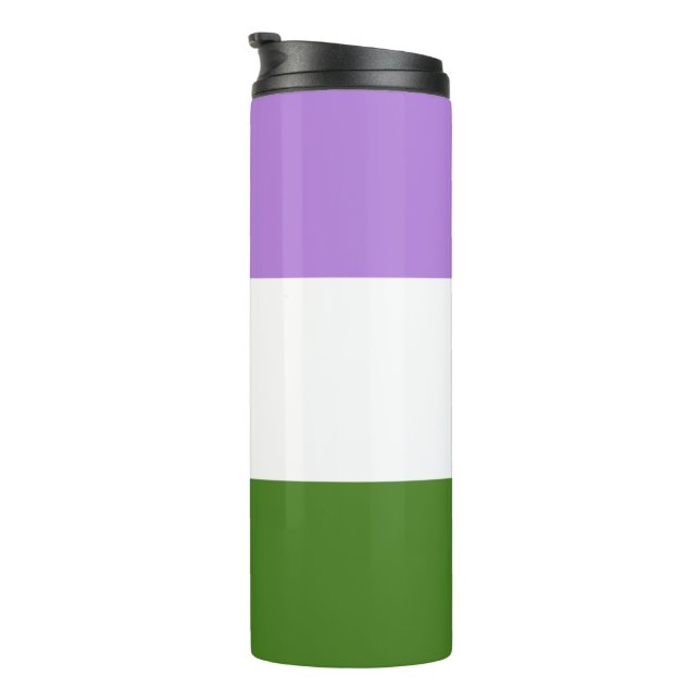 Bouteilles Isothermes Drapeau de la fierté queer (Tourné sur la droite)
