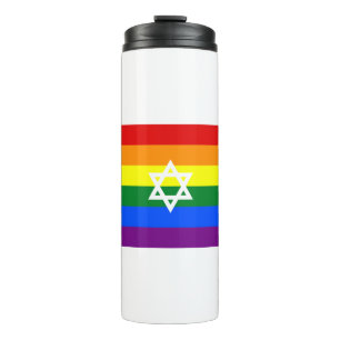 Bouteilles Isothermes Drapeau de la Gay Jewish Pride