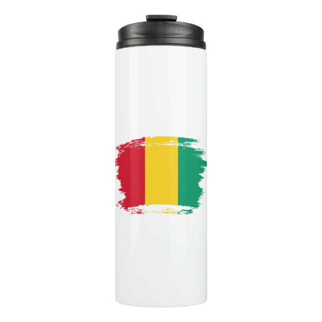 Bouteilles Isothermes Drapeau de la Guinée (Devant)