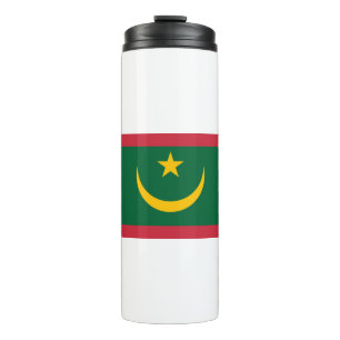 Bouteilles Isothermes Drapeau de la Mauritanie