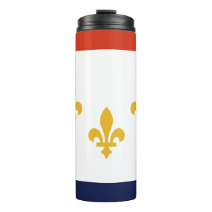 Bouteilles Isothermes Drapeau de la Nouvelle-Orléans, Louisiane Tumbler