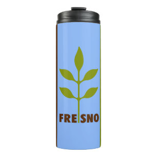 Bouteilles Isothermes Drapeau de la ville de Fresno, Californie Thermal