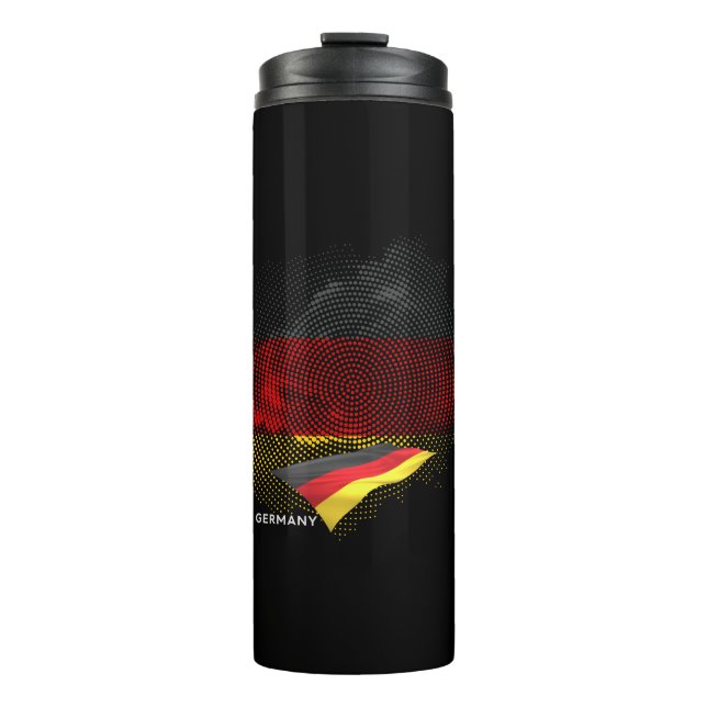 Bouteilles Isothermes Drapeau de l'Allemagne (Devant)