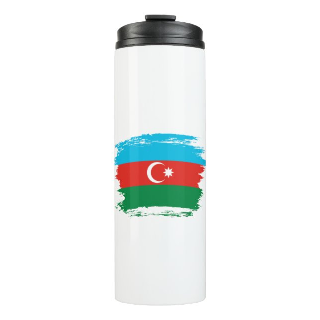 Bouteilles Isothermes Drapeau de l'Azerbaïdjan (Devant)