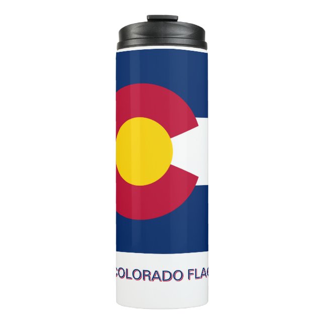 Bouteilles Isothermes Drapeau de l'État du Colorado (Devant)