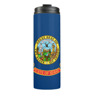 Bouteilles Isothermes Drapeau de l'Idaho : Etat de Gem, Amérique Montagn