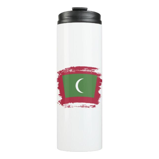 Bouteilles Isothermes Drapeau des Maldives (Devant)
