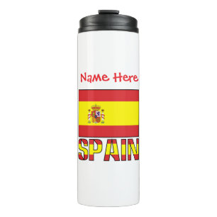Bouteilles Isothermes Drapeau d'Espagne Personnalisé