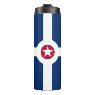 Bouteilles Isothermes Drapeau d'Indianapolis, Indiana Thermal Tumbler
