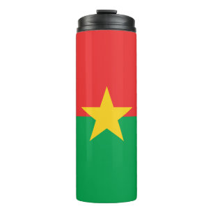 Bouteilles Isothermes Drapeau du Burkina Faso patriotique