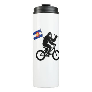 Bouteilles Isothermes Drapeau du Colorado à vélo Bigfoot