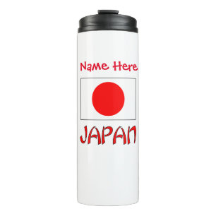 Bouteilles Isothermes Drapeau du Japon Personnalisé