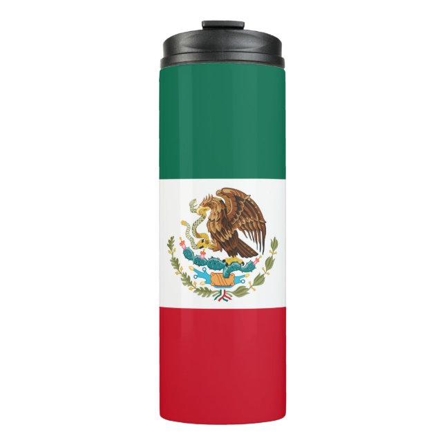 Bouteilles Isothermes Drapeau du Mexique, Drapeau de la République mexic (Devant)