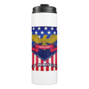 Bouteilles Isothermes Drapeau du New Hampshire États-Unis