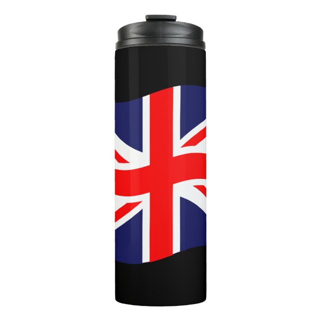 Bouteilles Isothermes Drapeau du Royaume-Uni + vos idées (Devant)