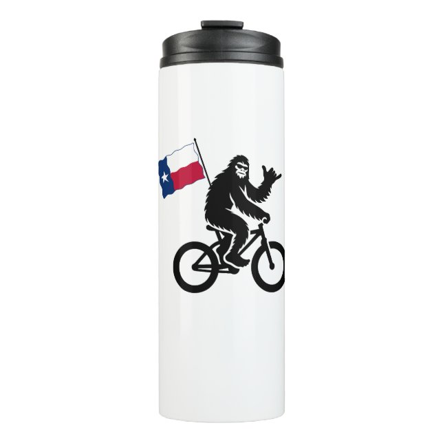 Bouteilles Isothermes Drapeau du Texas Bigfoot Cycling (Devant)