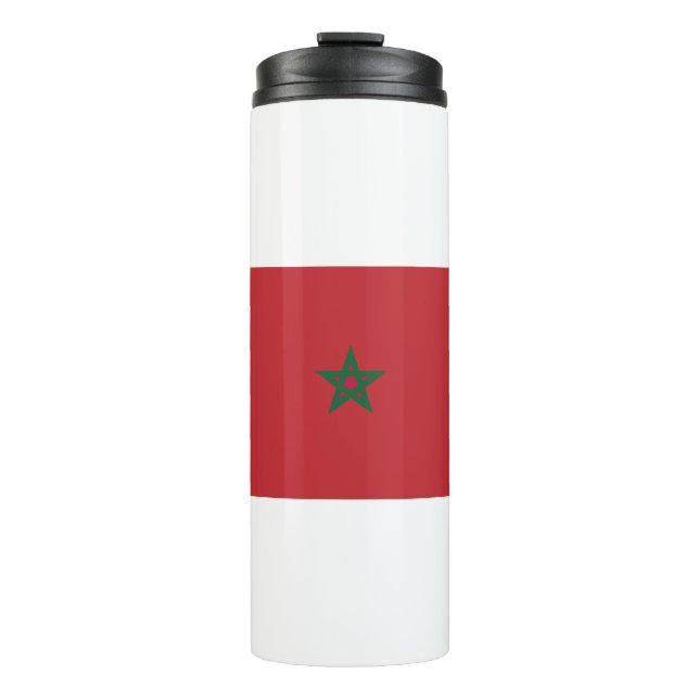 Bouteilles Isothermes Drapeau Maroc (Devant)