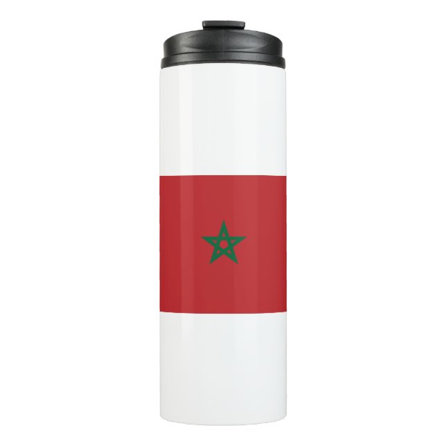 Bouteilles Isothermes Drapeau Maroc (Devant)