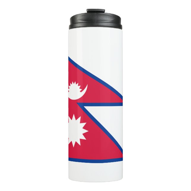 Bouteilles Isothermes Drapeau népalais (Devant)