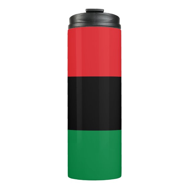 Bouteilles Isothermes Drapeau panafricain UNIA (Devant)