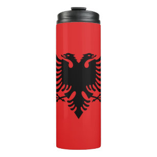 Bouteilles Isothermes Drapeau patriotique albanais