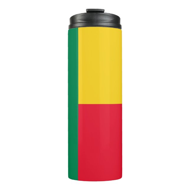 Bouteilles Isothermes Drapeau patriotique du Bénin (Devant)