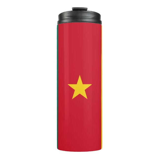 Bouteilles Isothermes Drapeau patriotique du Cameroun (Devant)