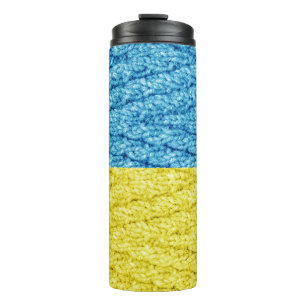 Bouteilles Isothermes drapeau tricoté ukrainien