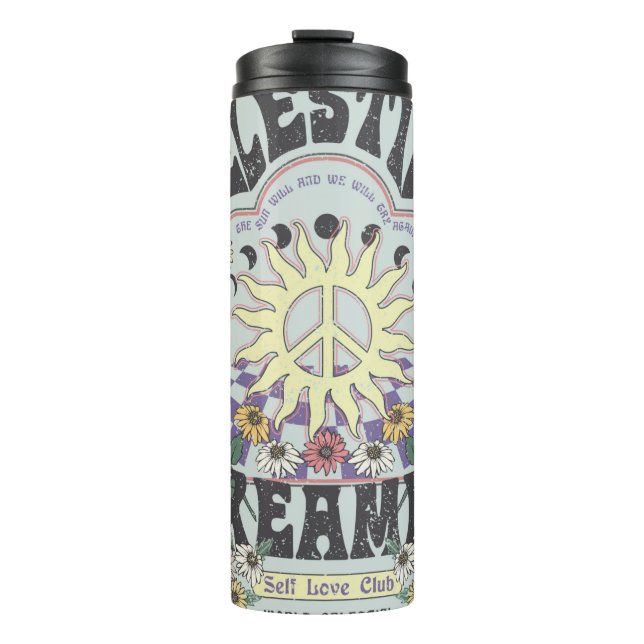 Bouteilles Isothermes DREAMER CÉLESTIEL ROSE SOLEIL TSHIRT DESIGNhi grap (Devant)