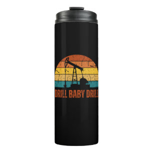 Bouteilles Isothermes Drill Baby Drill Retro Sunset Style